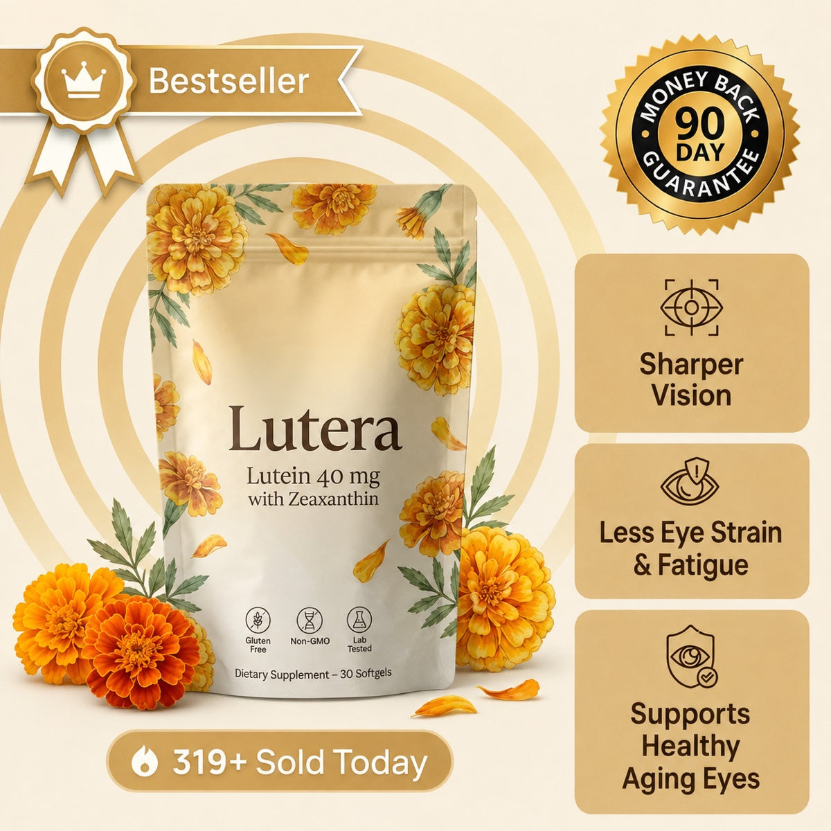 Lutera Lutein 40 mg with Zeaxanthin