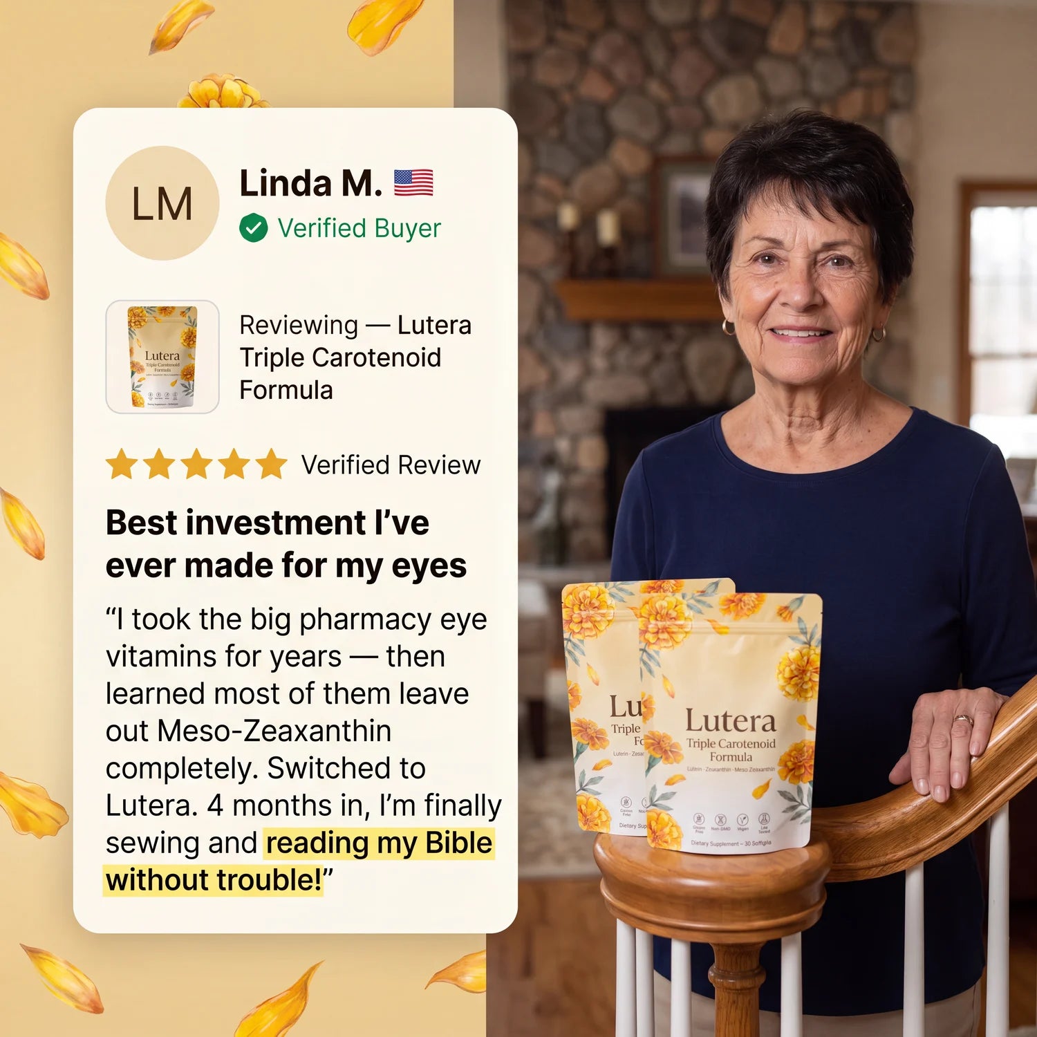 Verified customer review